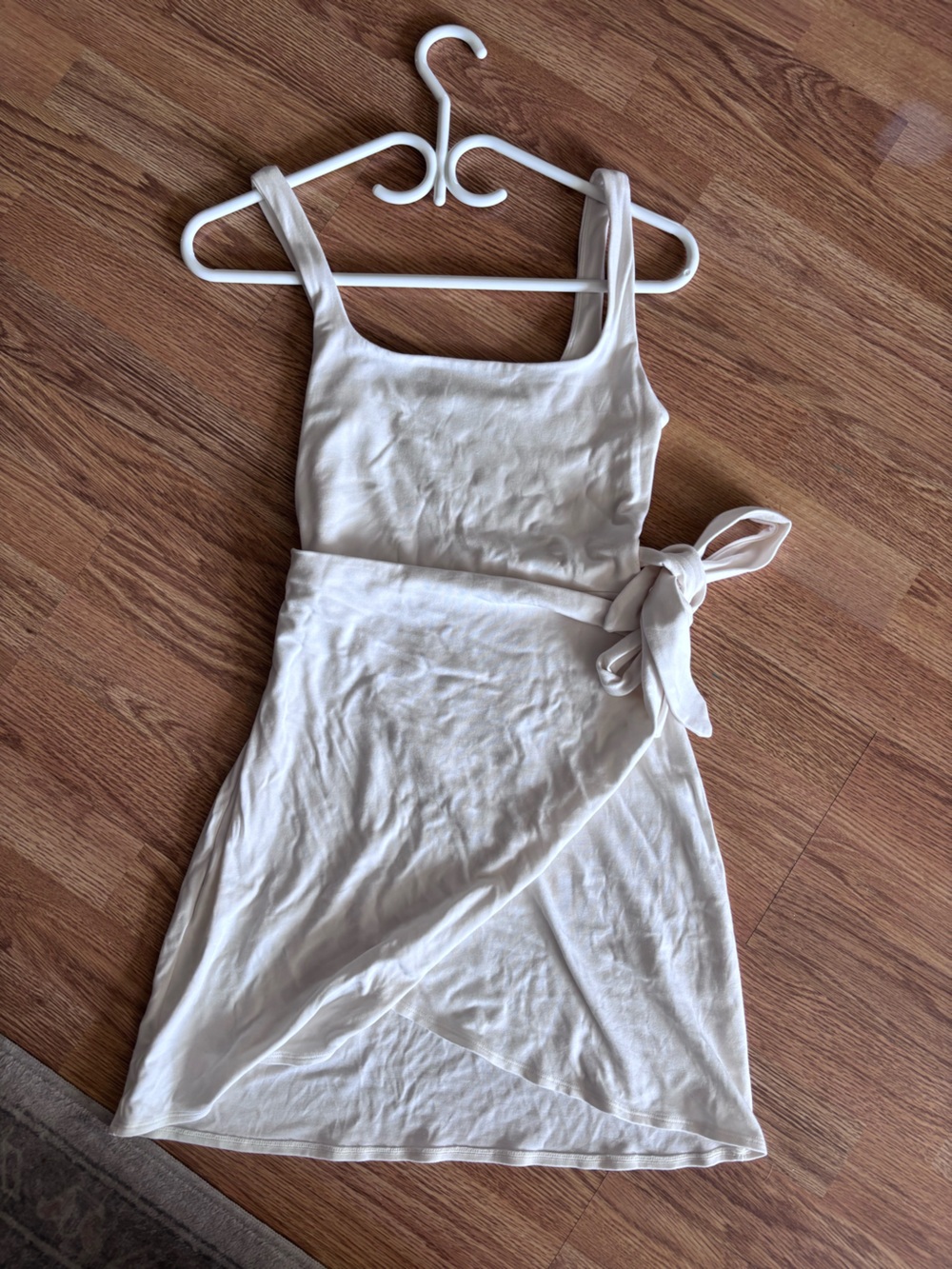 Wilfred Cream tie waist dress